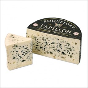 ROQUEFORT PAPILLON Etiqueta negra peso aproximado 150 grs